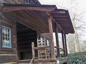 Jerry Wood's Log Cabin Office